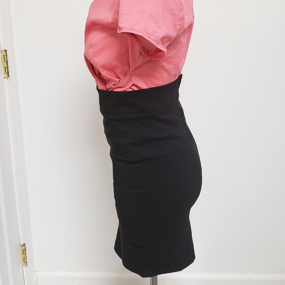 Maude banded pencil skirt, Large, black - Picture 6 of 13